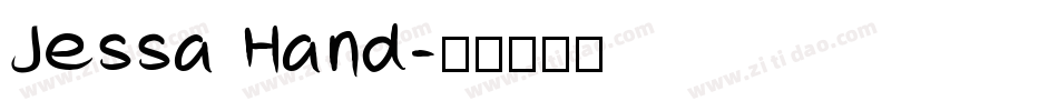 Jessa Hand字体转换